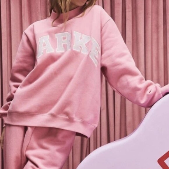 Parke Valentine’s Day Limited College Fit Pullover Sweatshirt Pink Cozy🤩🤩 - Picture 2 of 7